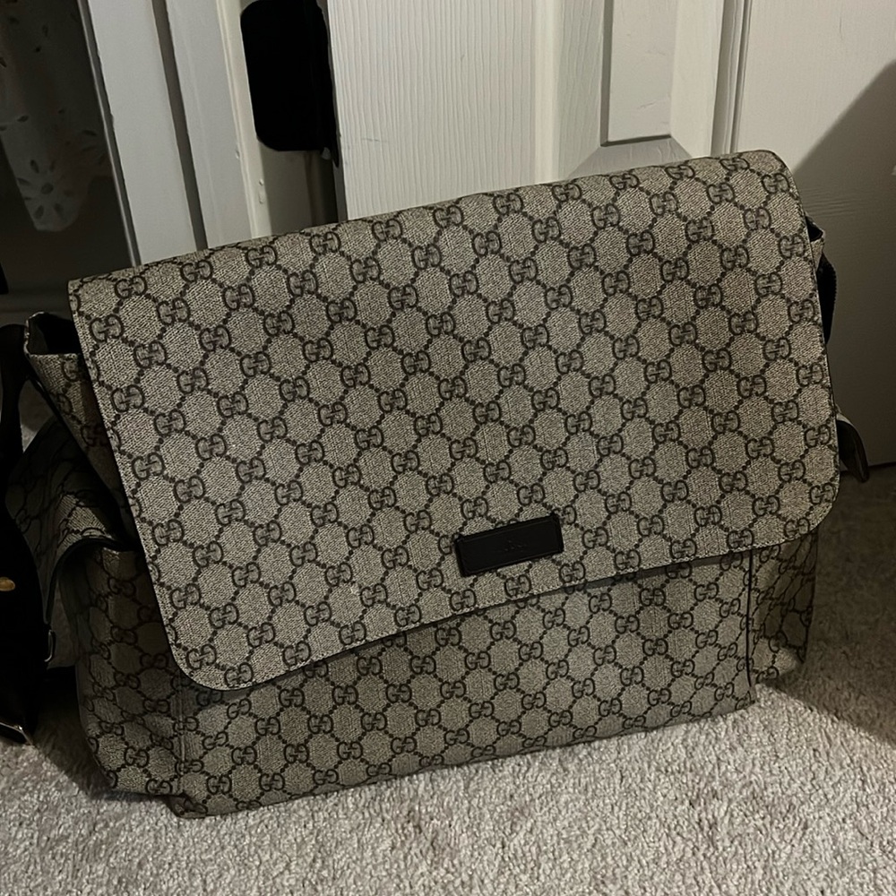 Gucci diaper bag